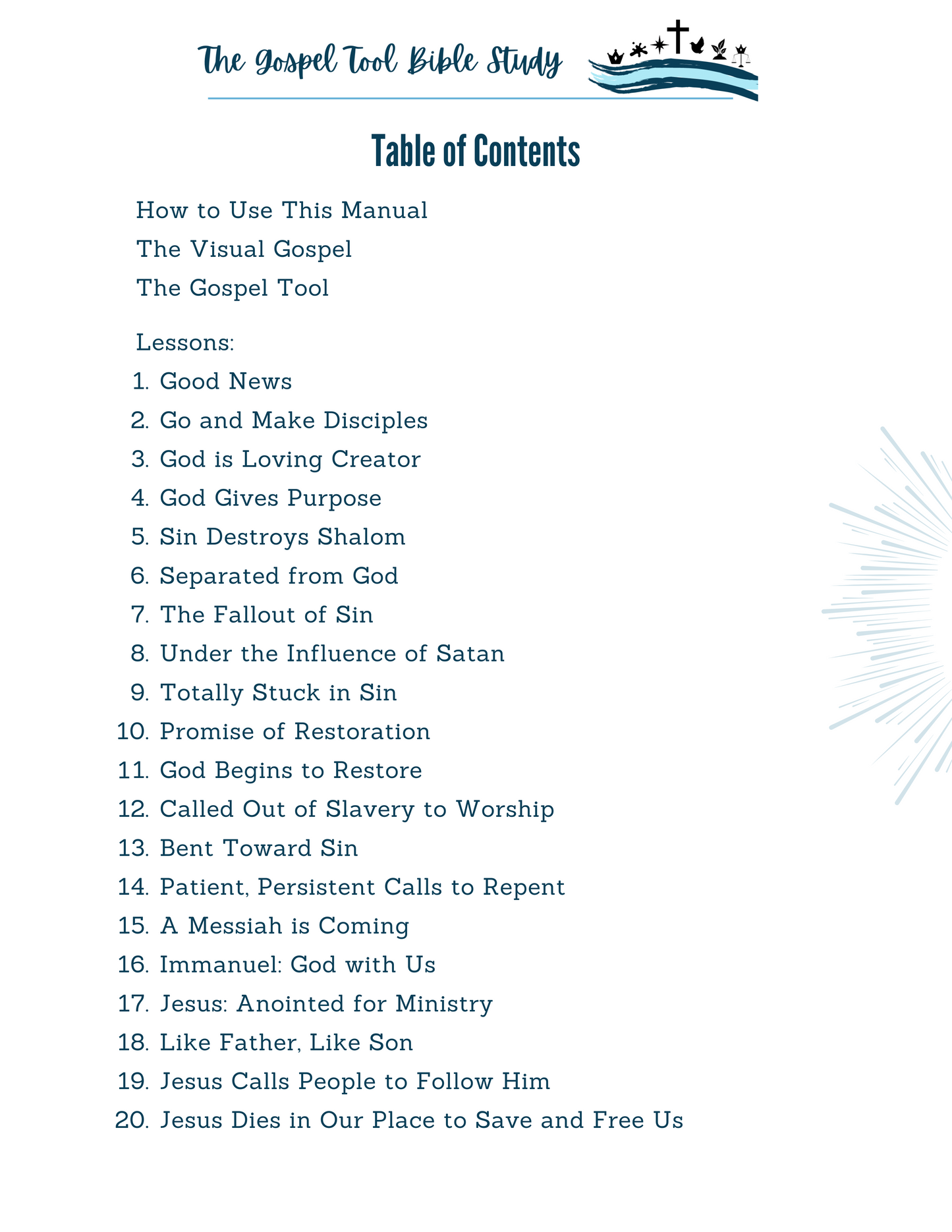 PDF Copy - The Gospel Tool Manual & Discussion Guides